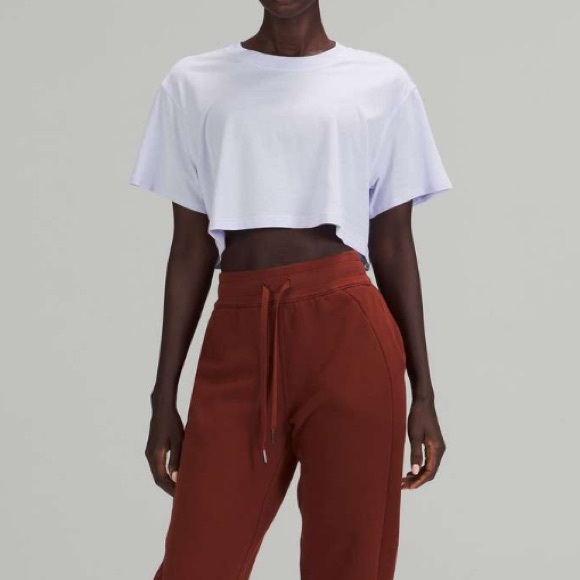Lululemon All Yours Cropped T-Shirt (Size 4 in pastel blue) - Picture 7 of 9